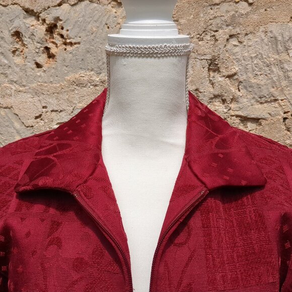 Red Renaissance Jacket with Zipper PS - Picture 4 of 10